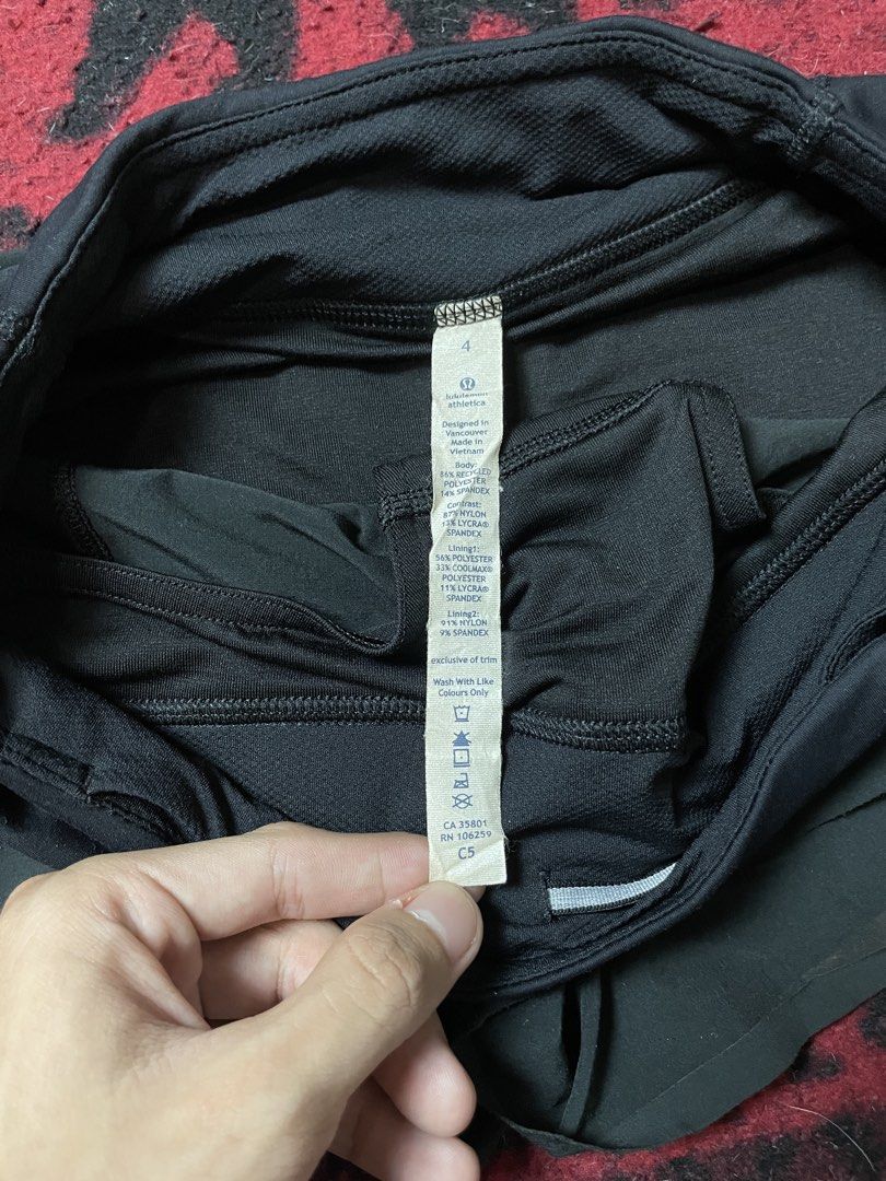 Lululemon Speed Up Shorts (Category: Shorts) located in Caloocan City. Submitted by piecesgarments (Listing ID 1464623242, Image 3). Description: Size:Freesize" Length:11" Thighs:11" Issue:Washable stain i think it a bubble gum Condition:good Price:₱449 📝Reminder: All items are thrifted.Expect the condition of the item is used! Orders takes 3-4 days for packing and preparing before shipment! #fashion #thrift #ᴇxᴘʟᴏʀᴇᴘᴀɢᴇ.