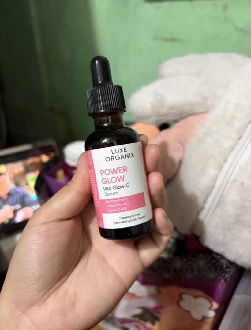 Luxe Organix Power Glow (Category: Face Care) located in Quezon City. Submitted by berrystrawng (Listing ID 1464608250, Image 3). Description: 2 pcs: both are used once ₱200 each rfs: affiliate.