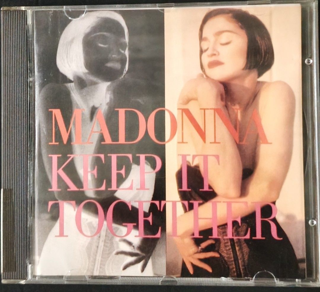 Madonna Keep It Together CD Album (Category: CDs & DVDs) located in Manila. Submitted by ruelcabrer77078 (Listing ID 1464749591, Image 1). Description: - Artist: Madonna - Album: Keep It Together CD (Sire Records) - Packaging: Standard jewel case with barcode on back insert - Producers: Madonna, Stephen Bray, and Patrick Leonard - Includes: Cherish (Extended Version) - Remixes: 12" Remix, Dub, 12" Extended Mix, 12" Mix, Bonus Beats, and Instrumen