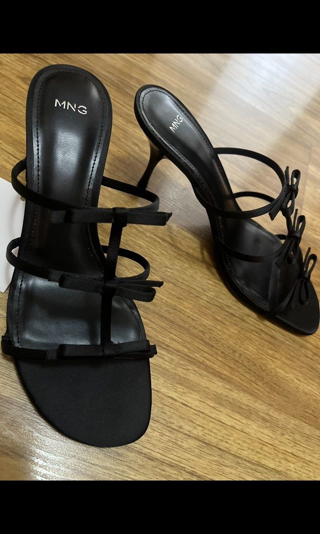 Mango Black Merlow Strappy Sandals Size 8 (Category: Heels) located in Cavite. Submitted by _staythrifty (Listing ID 1464605920, Image 1). Description: .