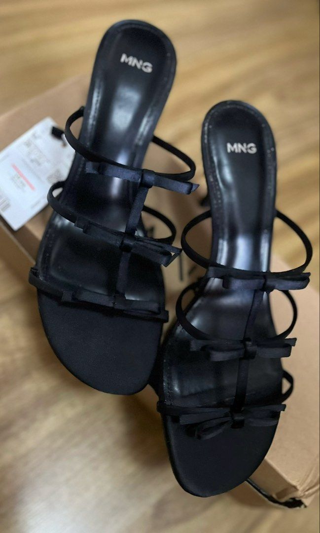 Mango Black Merlow Strappy Sandals Size 8 (Category: Heels) located in Cavite. Submitted by _staythrifty (Listing ID 1464605920, Image 2). Description: .