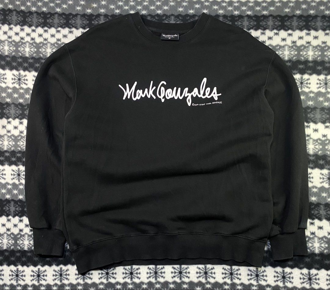 Mark Gonzales (Category: Coats, Jackets and Outerwear) located in General Santos City (Dadiangas). Submitted by nokkie_thrift (Listing ID 1464659171, Image 1). Description: Mark Gonzales Excellent condition Dimes 22x28 Issue: minimal crack print.