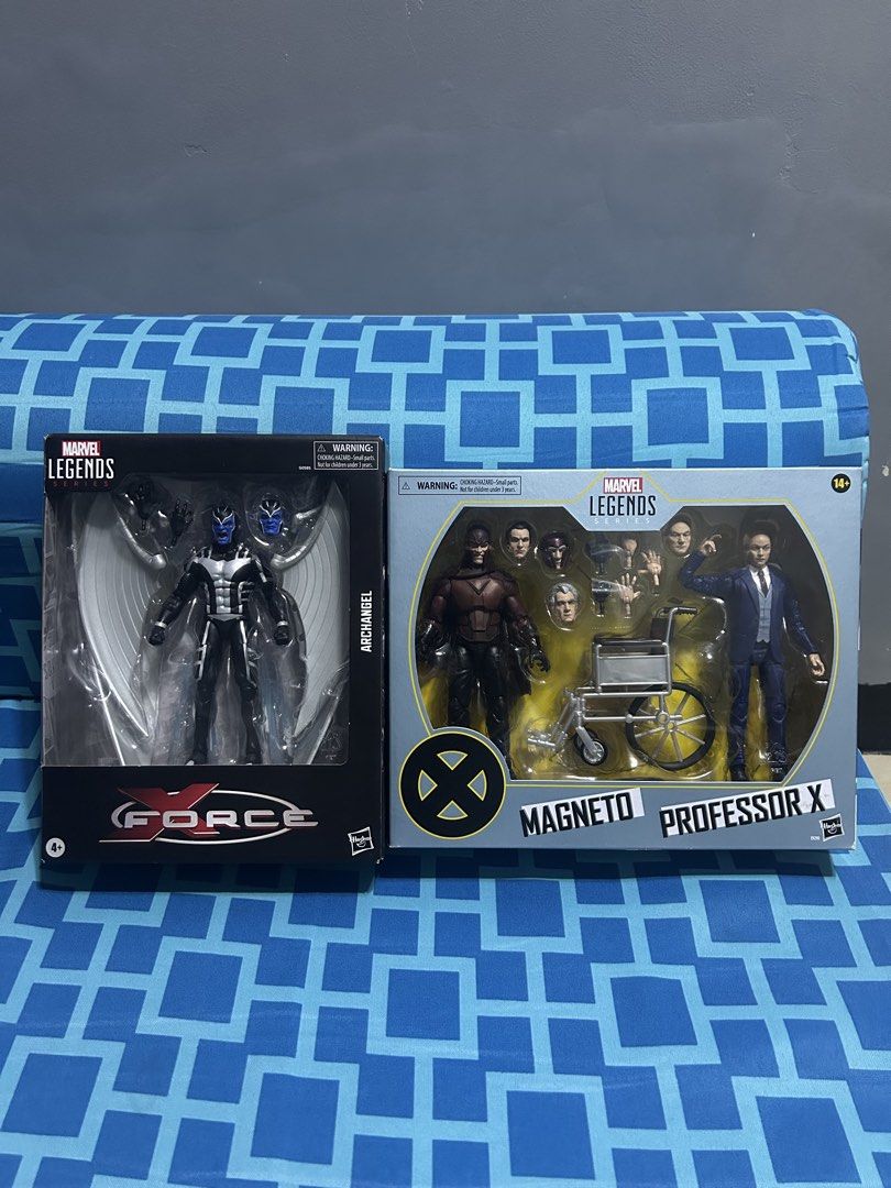 Marvel x men sale price (Category: Figurines & Statues) located in Manila. Submitted by lanceycey025890 (Listing ID 1464657670, Image 1). Description: Selling a collection of Marvel Legends X-Men action figures. Includes Archangel, Magneto, Professor X, Nightcrawler, Toad, and Storm. Some figures come with build-a-figure parts. All are in their original packaging. Great for any Marvel fan or collector..
