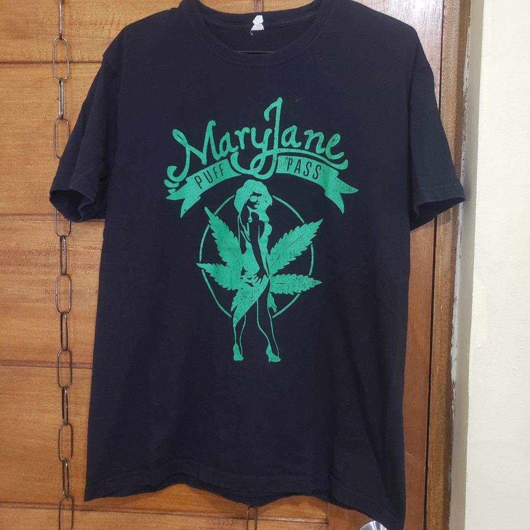 Mary Jane Weed tee (Category: Tshirts & Polo Shirts ) located in Manila. Submitted by sourmustsour (Listing ID 1464585169, Image 2). Description: Tag: Info tag 21x26 Minimal hairlines.