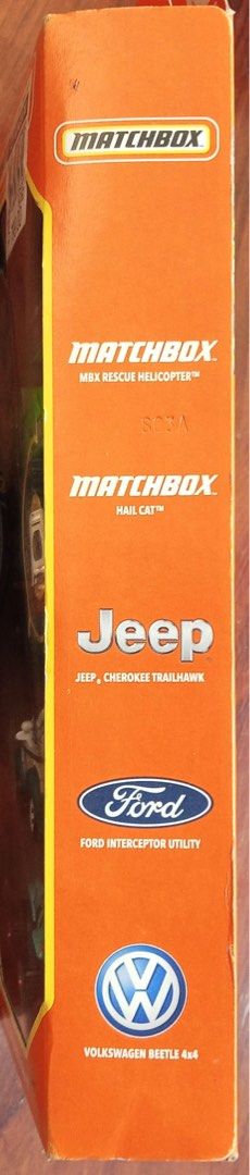 MATTEL Matchbox MBX Mountain II 5-Car Pack (Category: Vehicle & Diecast Models) located in Pio Duran. Submitted by henzelhannah (Listing ID 1464615637, Image 3). Description: PTPA; - Matchbox 5-car pack, MBX Mountain II series - Includes: Rescue helicopter, tracked vehicle, red Jeep Cherokee, white Jeep (Forest Service livery), blue Volkswagen Beetle 4x4 - Ideal for collectors and kids who love off-road adventures - All cars are brand new and in 