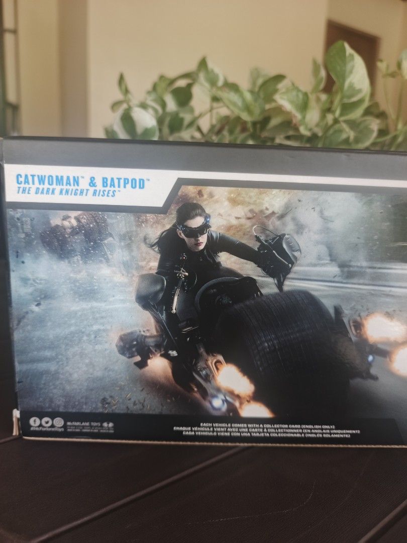 McFarlane Catwoman & Batpod misb (Category: Action & Battle Toys) located in Manila. Submitted by blindboxcollectibles (Listing ID 1464579153, Image 3). Description: mcfarlane catwoman & batpod misb (sealed) mop: gcash mod: lalamove loc: cainta.