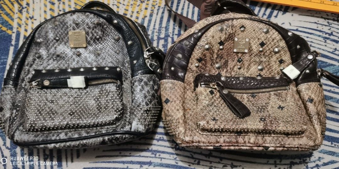 Mcm munchen python backpack (Category: Backpacks) located in San Jose. Submitted by thrift_ni_sir (Listing ID 1464712939, Image 1). Description: Ready for aspack free sf Excellent condition MOD j&t Add shipping fee MOP gcash.