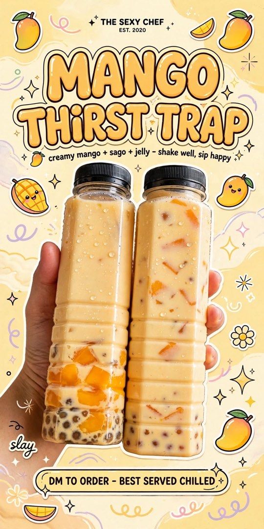 Melon-Mango Tapioca (Category: Beverages) located in Caloocan City. Submitted by hardestea2026 (Listing ID 1464755123, Image 1). Description: .