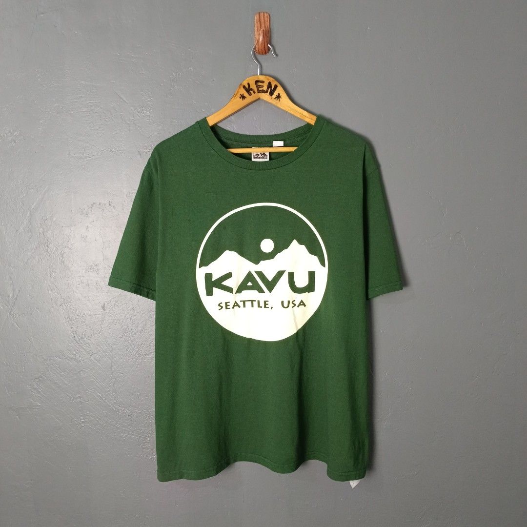 Men's - Kavu (Category: Tshirts & Polo Shirts ) located in Bacolod City. Submitted by drop.ph (Listing ID 1464685775, Image 2). Description: Kavu - Circle Logo Authentic *Size L - 23.5x27.5 *Excellent *No Flaws *Price: 880php *Add SF if outside Bacolod City .