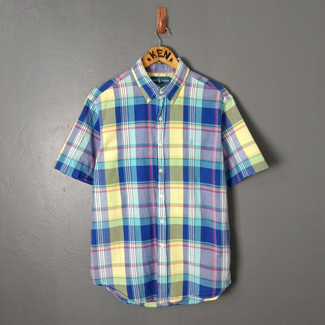 Men's - Ralph Lauren (Category: Tshirts & Polo Shirts ) located in Bacolod City. Submitted by drop.ph (Listing ID 1464736125, Image 2). Description: Ralph Lauren - Multicolor Shirt Authentic *Size L fits XL - 23x29.5, 30.5 back *Excellent *No Flaws *Price: 1,200php *Add SF if outside Bacolod City .