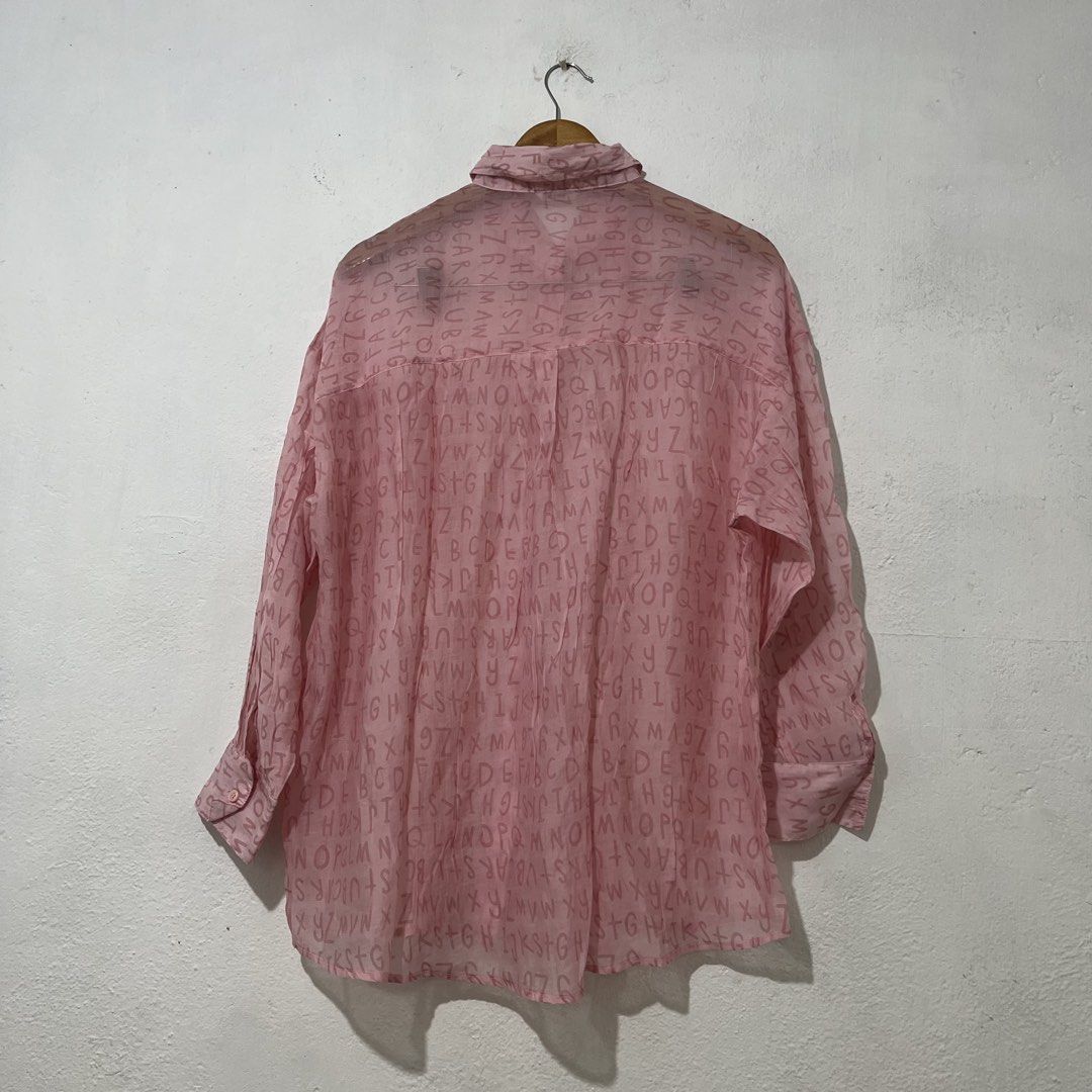 SALE !!! Men's Button down Pink Shirt Long Sleeves [Large] (Category: Tshirts & Polo Shirts ) located in Quezon City. Submitted by jpsstore (Listing ID 1464639893, Image 3). Description: Size: Large Width: 24" Length: 25" Sleeve: 19" No issue MOP: Gcash SHIPPING: J&t | Lalamove.
