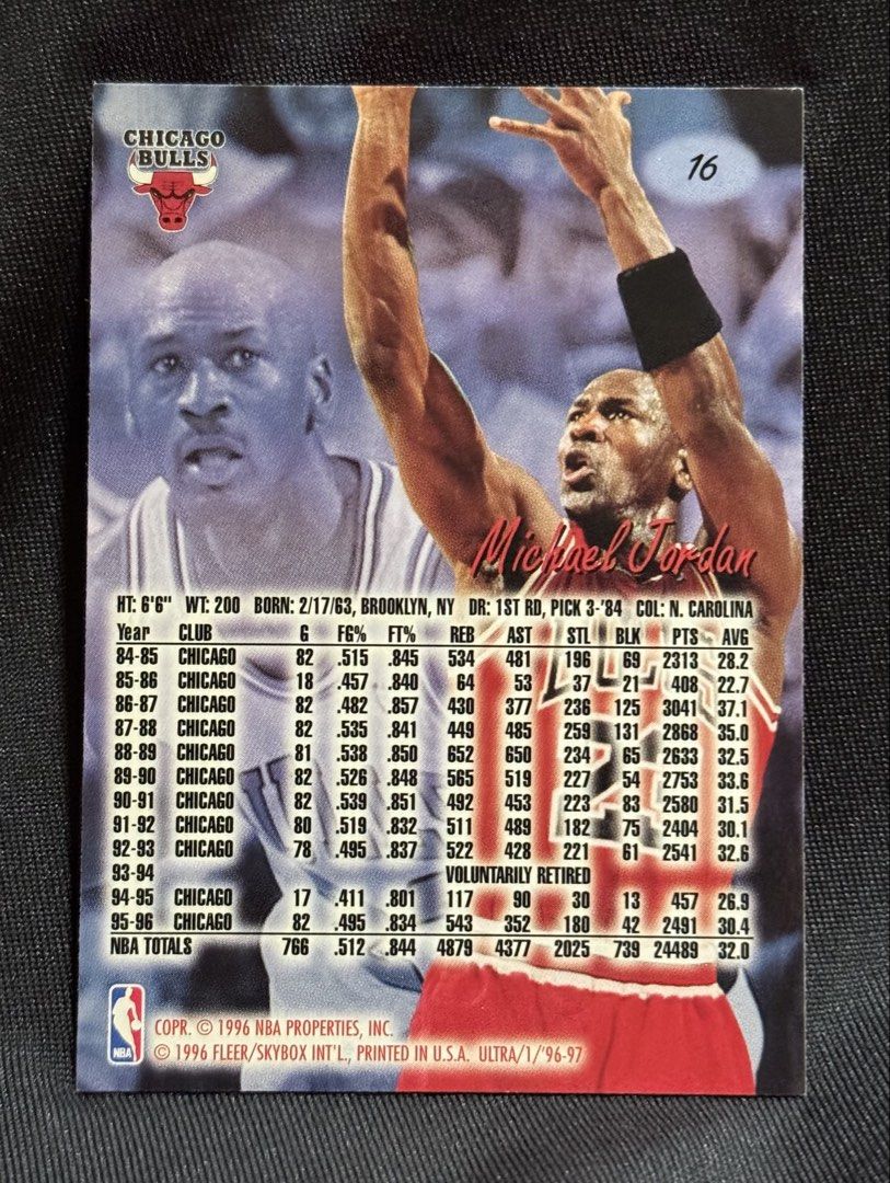 Michael Jordan 16 (Category: Raw Singles) located in Pila. Submitted by shift2. (Listing ID 1464595321, Image 2). Description: Cards are mint to nrmint Manage expectation for raw card bawal sa maselan Card with issue will be declared No refund once shipped Prices are subject to change based on recent ebay sale.