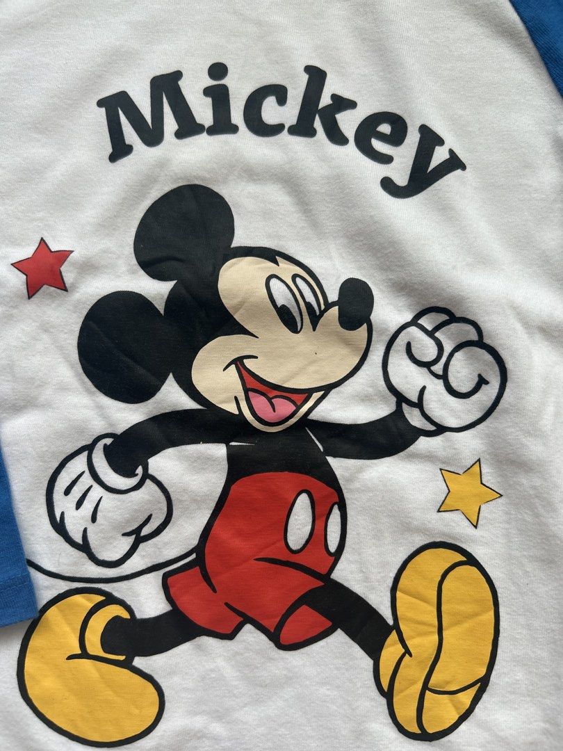 Mickey longsleeve shirt (Category: Babies & Kids Fashion) located in Cebu City. Submitted by yjainani (Listing ID 1464591693, Image 2). Description: with flaw fits 5T.
