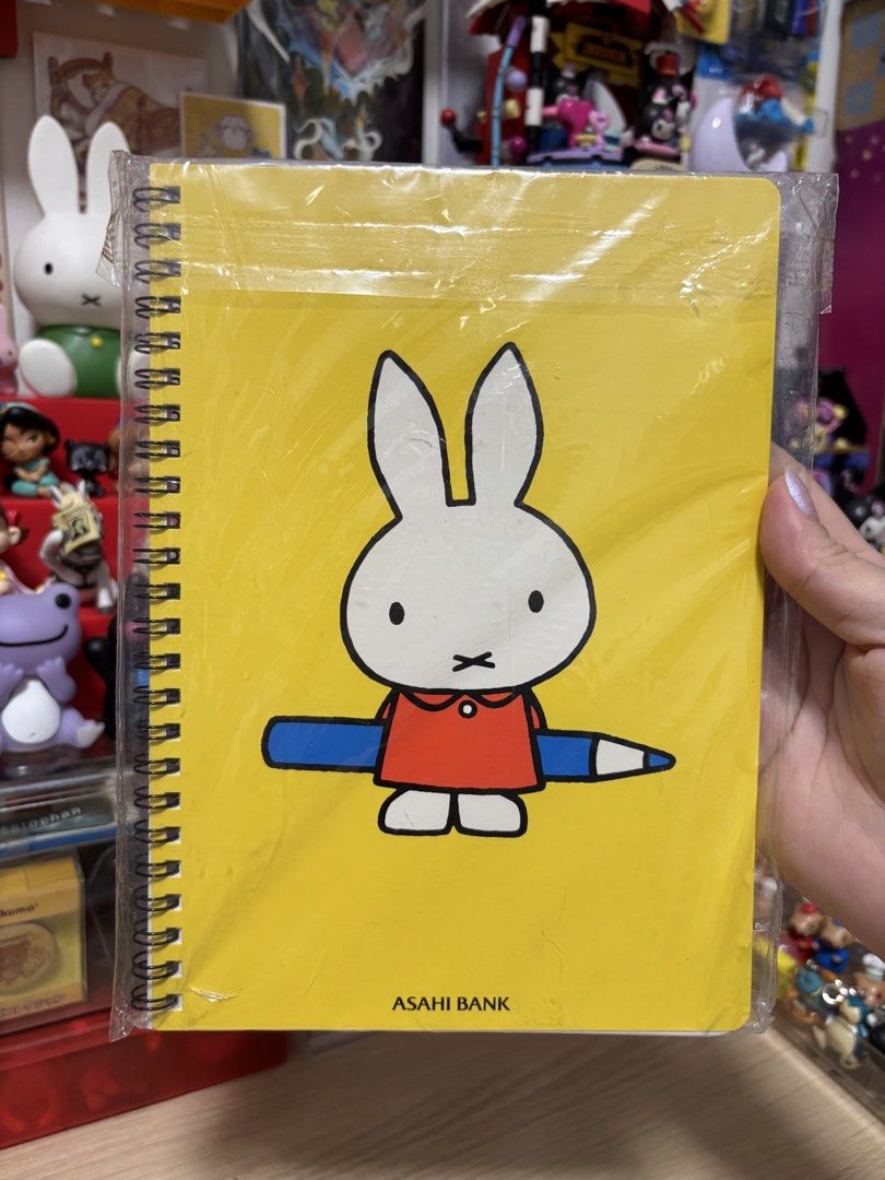 Miffy Notebook (Category: Stationery & School Supplies) located in Caloocan City. Submitted by meowietrinkets (Listing ID 1464740689, Image 1). Description: no page designs.