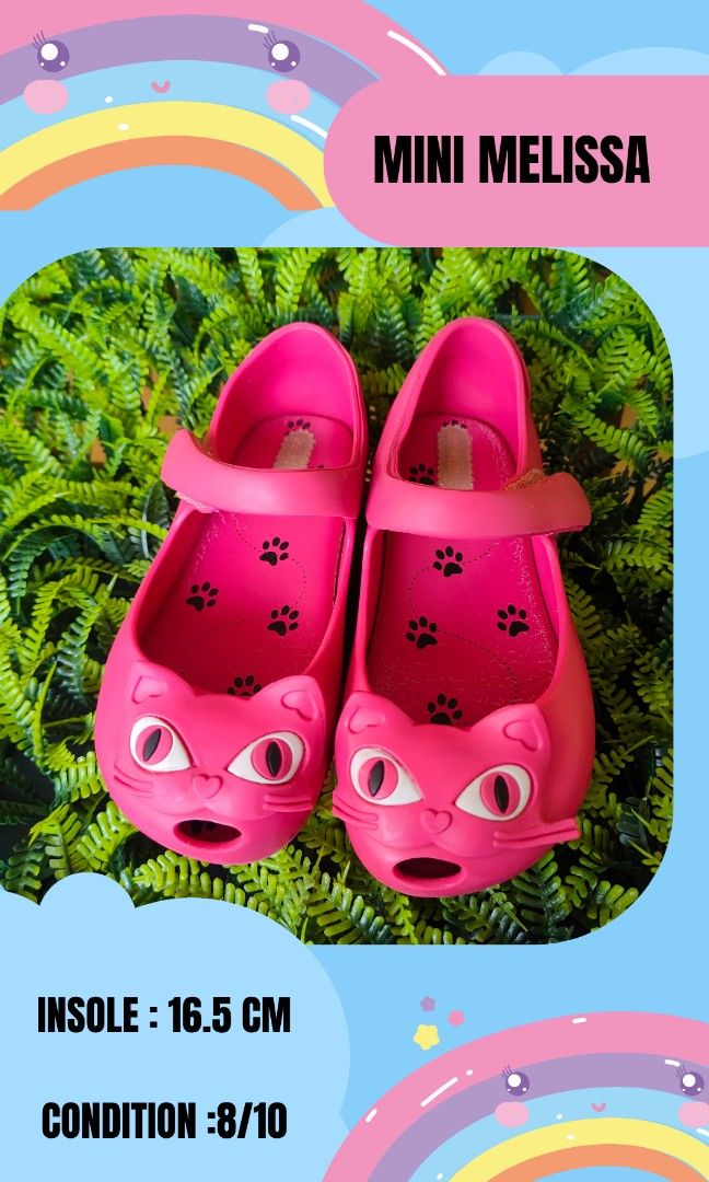 Mini Melissa (Category: Babies & Kids Fashion) located in Davao. Submitted by asherbenedict24 (Listing ID 1464707254, Image 3). Description: Preloved from bale Please send me picture for the price Price start @ 250.00.