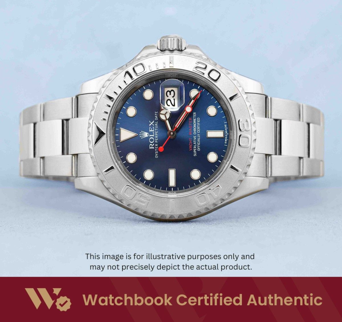 [Mint] Rolex Yacht Master Oyster 116622 Blue Dial A8856 | Jan 2015 (Category: Watches) located in Singapore. Submitted by watchbooksg (Listing ID 1464602723, Image 1). Description: Watchbook Swiss-Standard Certified: Professional Authentication You Can Trust Every watch undergoes systematic 60-point verification by Swiss-trained watchmakers at our in-house Watchbook Service Centre. We verify all checkpoints—movement, dial, case, bracelet, crown, 