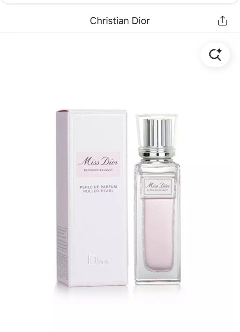 Miss Dior Blooming Boquet (Category: Fragrance & Deodorants) located in Tarlac. Submitted by vectorreyes (Listing ID 1464582206, Image 1). Description: Brand new Form Canada Pearl Roller Authentic Tester but never used Source from dior employee.