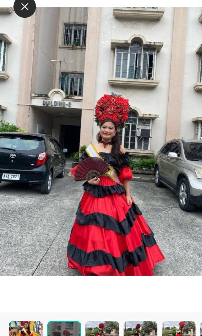 Miss Spain/Columbia costume (Category: Announcements) located in Quezon City. Submitted by Mayas_Warehouse (Listing ID 1464589642, Image 2). Description: for rent only 1500 deposit.