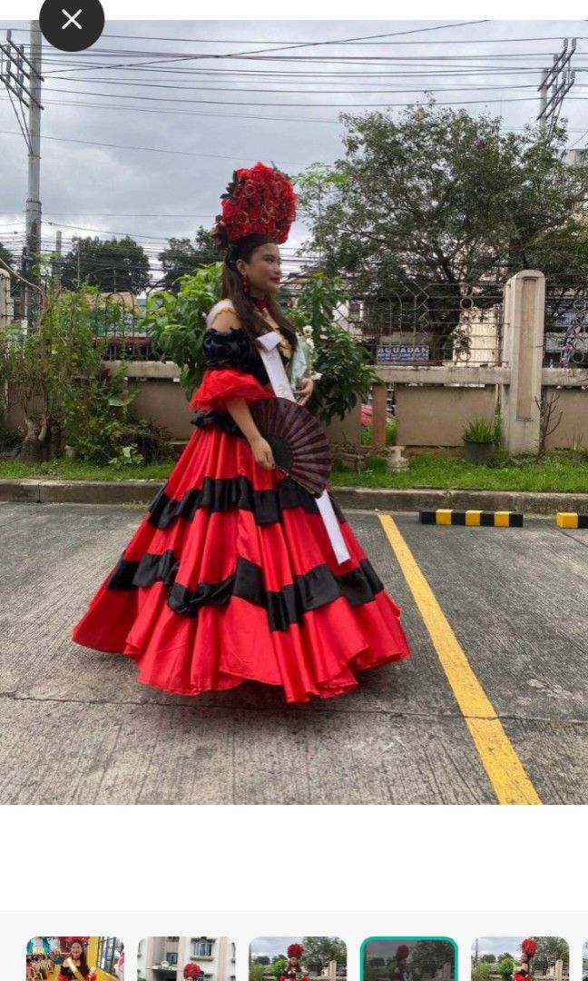 Miss Spain/Columbia costume (Category: Announcements) located in Quezon City. Submitted by Mayas_Warehouse (Listing ID 1464589642, Image 3). Description: for rent only 1500 deposit.