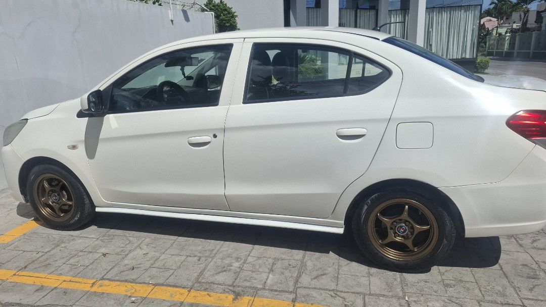 Mitsubishi Mirage GLX4 Auto (Category: Used Cars) located in Malolos. Submitted by trueforest.e20daf (Listing ID 1464734842, Image 1). Description: 🚗 FOR SALE: 2016 Mitsubishi Mirage (Automatic) 📍 Grand Royale, Malolos Vehicle Details Year/Model: 2016 Mitsubishi Mirage Transmission: Automatic Ownership: First owner Registration: Registered Documents: OR/CR available Insurance: Recently renewed Why this car? First owner, well taken care of Compl