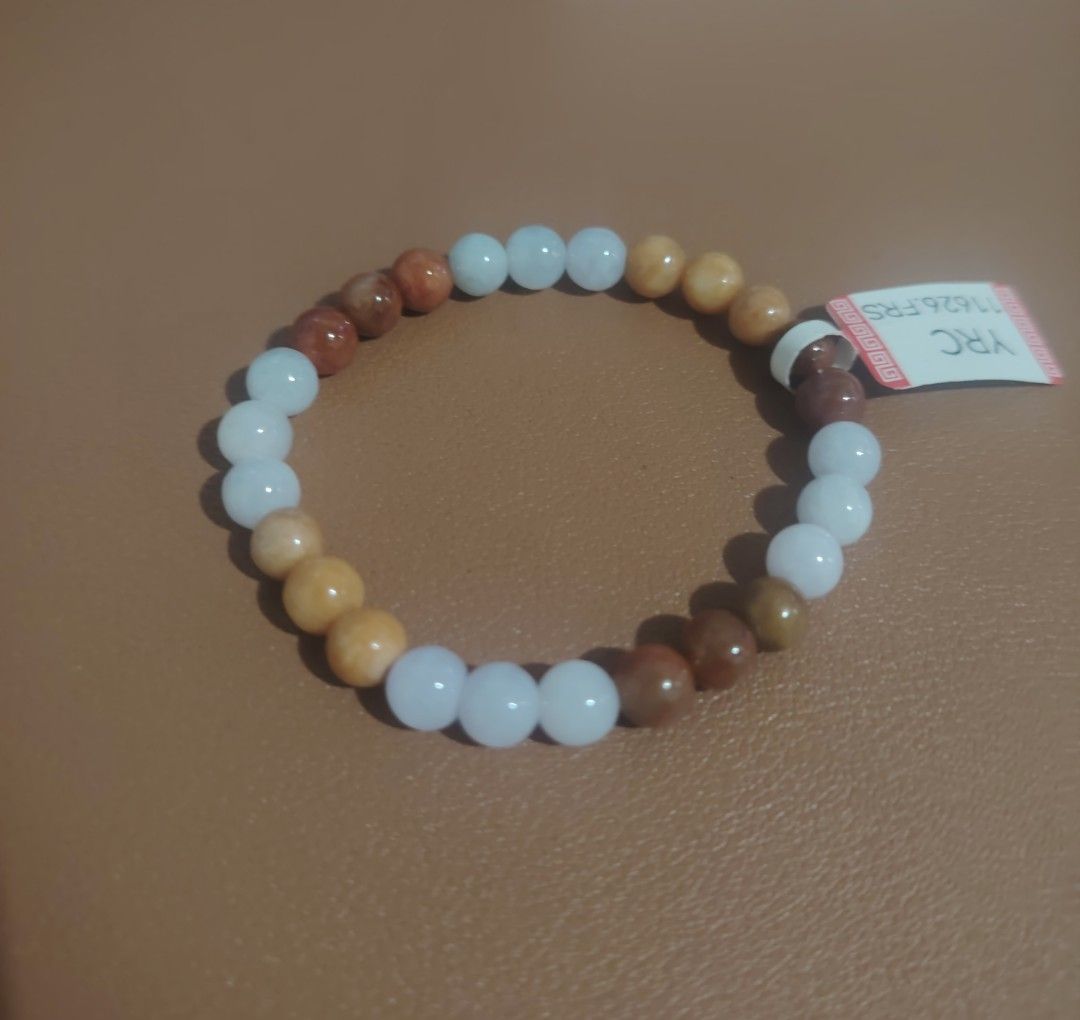 Mixed colored Jade Bracelet (Category: Bracelets) located in Caloocan City. Submitted by cherishedfinds (Listing ID 1464573780, Image 1). Description: - Natural jade stone bracelet - Note: Some beads may have slight imperfections in shape, roundness, or surface details. These are normal characteristics. - Spent 500, get a freebie 🎁 You may add items from my other listings 💯.