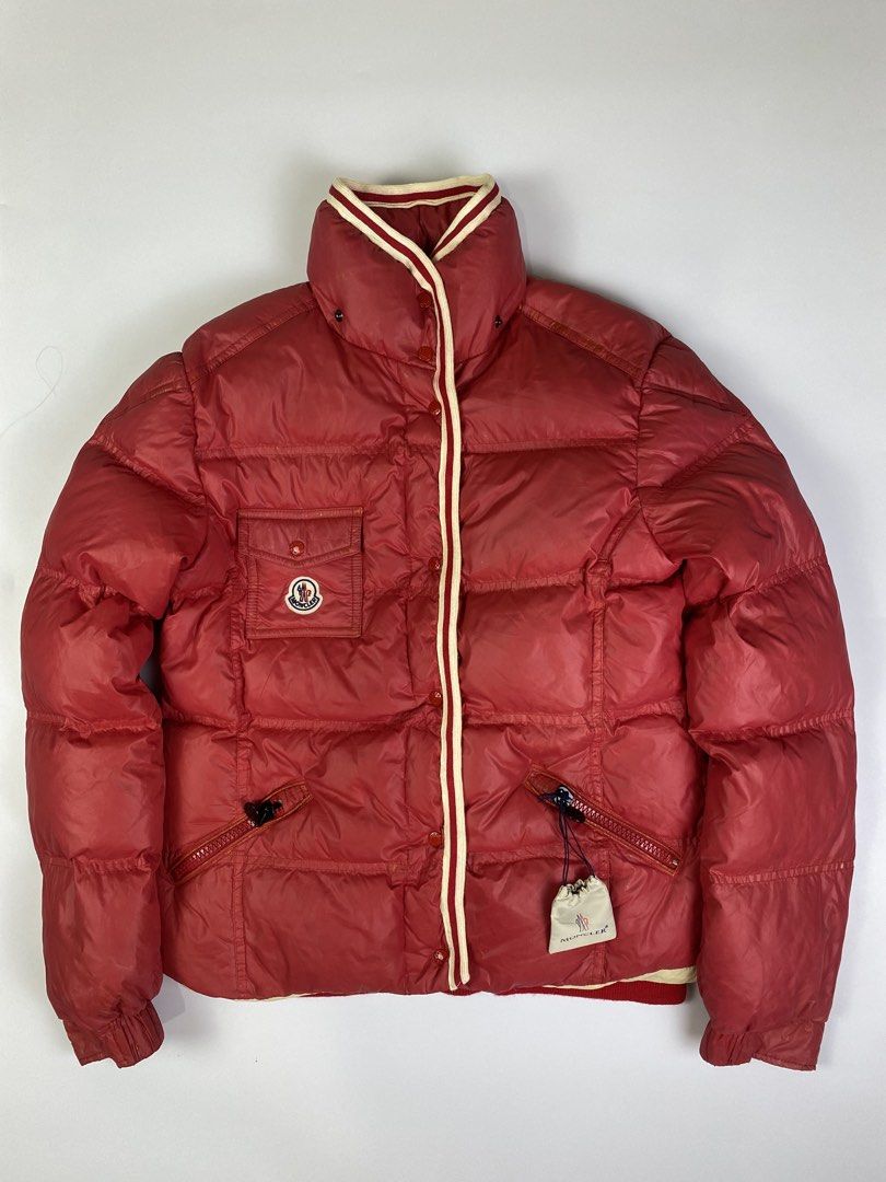 Moncler Branson Down Jacket (Category: Luxury Apparel) located in Dasmarinas. Submitted by goodbuyartisanal (Listing ID 1464606091, Image 1). Description: Moncler Branson Down Jacket Size 2. Width 20 inches Length 25 inches Hem 17.5 inches Sleeves 25.5 inches Shoulder 15 inches Issue : Missing Hood & Tanggal na yung patent color nya Price : 2,000 Pm me.