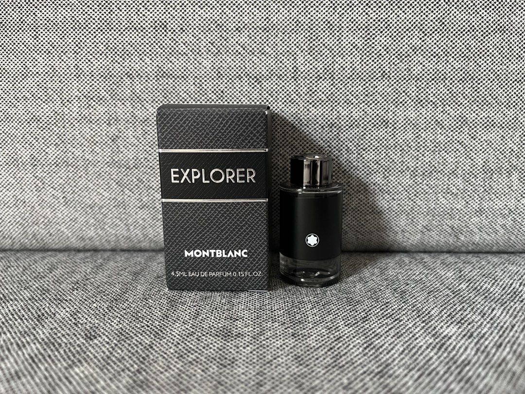 MONTBLANC Explorer (Category: Fragrance & Deodorants) located in Taytay. Submitted by ruthdarlen (Listing ID 1464616049, Image 1). Description: - Original/Authentic - Money back guaranteed if proven fake - Multiple minis available .