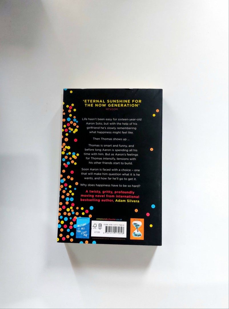 More Happy Than Not by Adam Silvera (Category: Storybooks) located in Tanauan. Submitted by solanathriftph (Listing ID 1464658639, Image 2). Description: 📚 major bookshelf clean out / clearance sale ~ — RFS: decluttering my bookshelves and switching to digital books — MOP: Gcash | fast shipping *feel free to send a message if you wish to negotiate the price :).