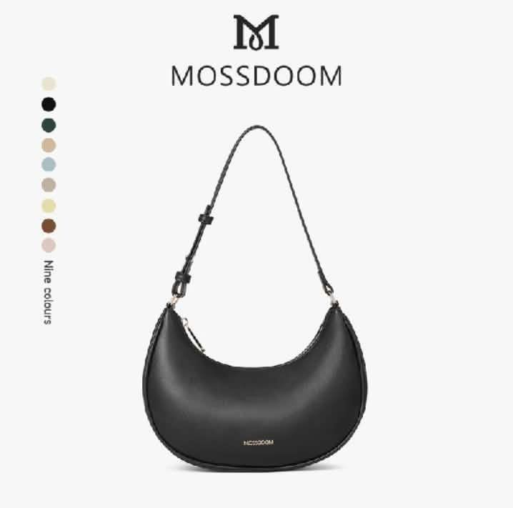 Mossdoom shoulder bag (Category: Shoulder Bags) located in Manila. Submitted by sheenadeleon26 (Listing ID 1464734428, Image 1). Description: Mossdoom shoulder bag (kattie variant) twice palang nagamit complete w/dust bag Color: Black Mode of Payment: 💙G.cash 🧡Maribank ❤️BPI Mode of Delivery: Same day - Lalamove For SF only - Tiktok checkout.