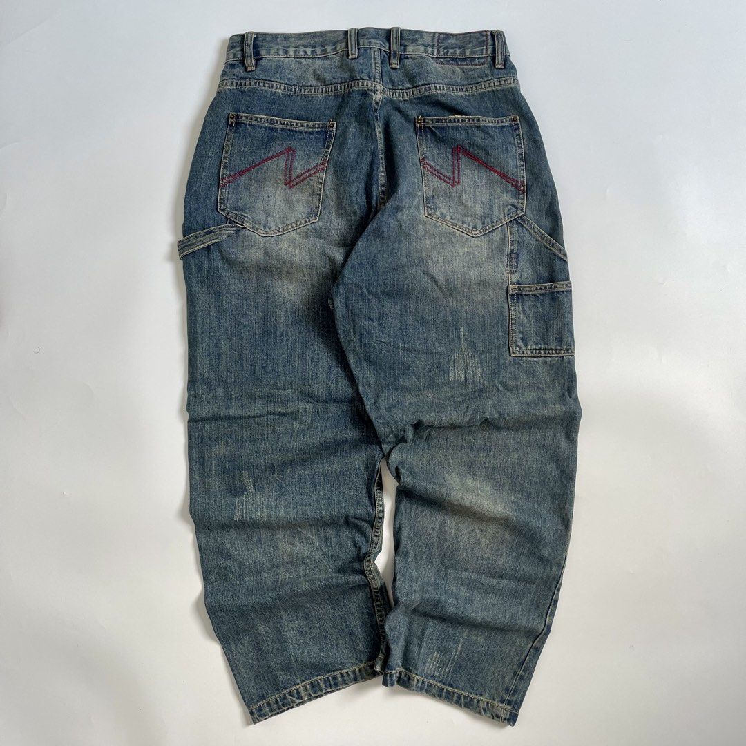 Mud washed Carpenter Jeans (Category: Jeans) located in Imus. Submitted by streetgrails.ph (Listing ID 1464716955, Image 2). Description: NOTHOMME MUD WASHED CARPENTER PANTS 32 x 40, hem: 9 in excellent condition 9/10 color rate no issue! imus cavite loc! 📍 courier/mode of delivery: j&t or lalamove mode of payment: payment first thru gcash only! 📌 no return/refund! 📌 can send proof of legitimacy!.