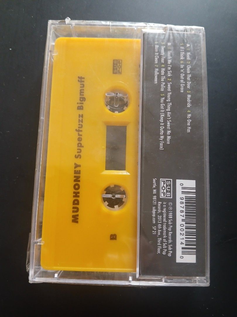 Mudhoney Superfuzz Bigmuff Cassette Sub Pop SP 21 (Category: Music Scores) located in Pili. Submitted by marktoraldo (Listing ID 1464717601, Image 2). Description: brand new. with tear on wrap. 1400 add sf Gcash mop.