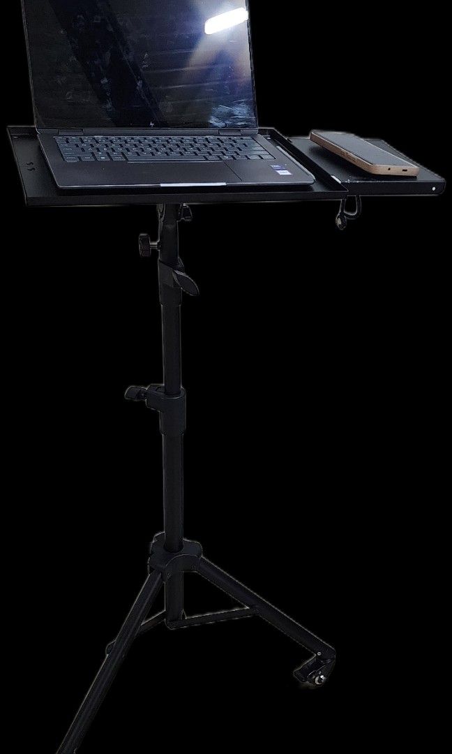 Multi- function projector Tripod (Category: Tripods & Monopods) located in Baguio. Submitted by coffeesilvershadow_28 (Listing ID 1464756046, Image 3). Description: - From HK box - Ngarag lang po ung box ang minimal scratches po. Wala din po ung pang phone stand nya - Suitable for Laptops, Projector, Sound media equipment. - Magnetic po ung lapagan and with 3 wheels po. - Baguio dropping - Jnt shipping- Payment first plus sf before shipping.