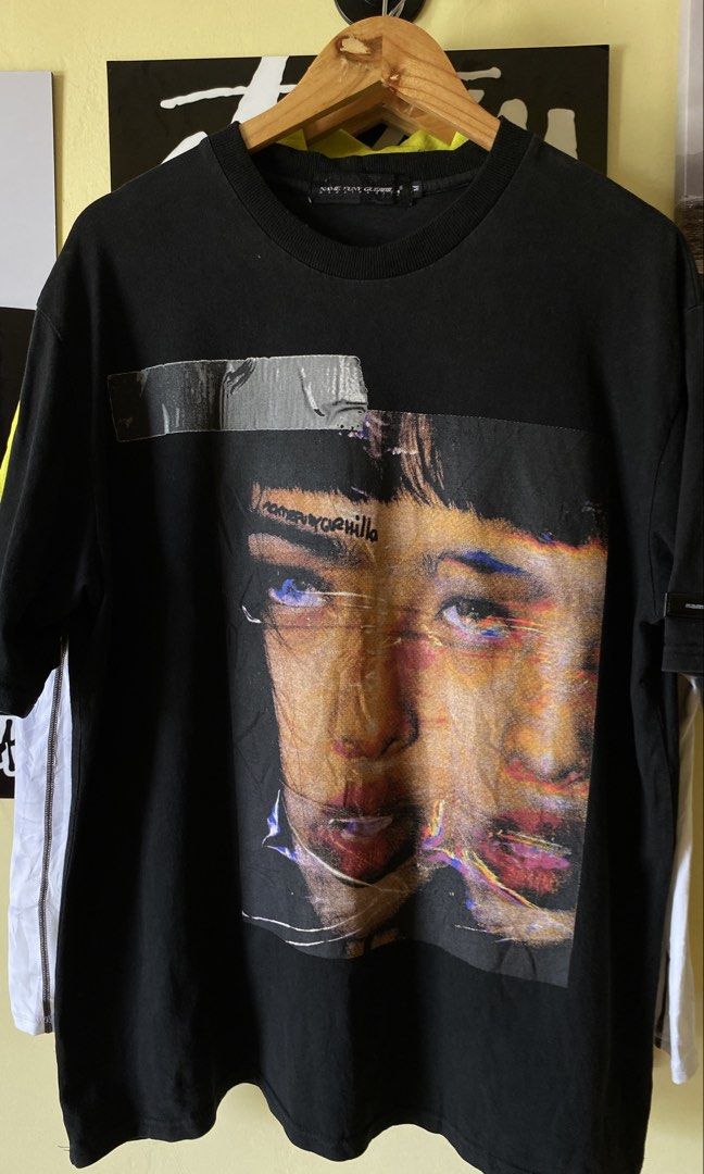 Namefunnyguerilla Rap Tee (Category: Tshirts & Polo Shirts ) located in Tacurong. Submitted by styledtwice1999 (Listing ID 1464605168, Image 1). Description: 🔥NameFunnyGuerilla Rap tee Color rate : 9 Print condition : 💎💎💎 issue: Small pinhole on Neck tag. ( see the last picture fellas ♥️.
