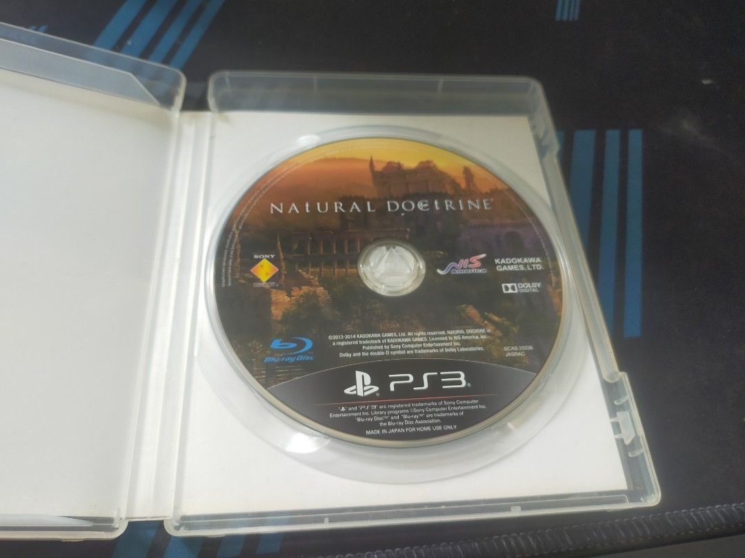 Natural Doctrine (Category: PlayStation) located in Manila. Submitted by avaritiahobbyshop (Listing ID 1464571840, Image 2). Description: ps3 game wysiwyg! tested and working! can be shipped nationwide via LBC COP! if you prefer lalamove have the driver pay for it and you book it! NO REFUNDS..