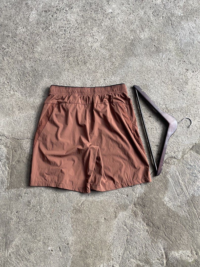 NEPA Brown Athletic Shorts (Category: Shorts) located in Polomolok. Submitted by madagascarts (Listing ID 1464673755, Image 2). Description: - Brand: NEPA - Color: Brown - Style: Athletic Shorts - Features: Elastic waistband with drawstring, two side pockets - Material: Lightweight and breathable - Ideal for: Running, workouts - Details: Small logo on left leg - Fit: Comfortable - 16| 19.