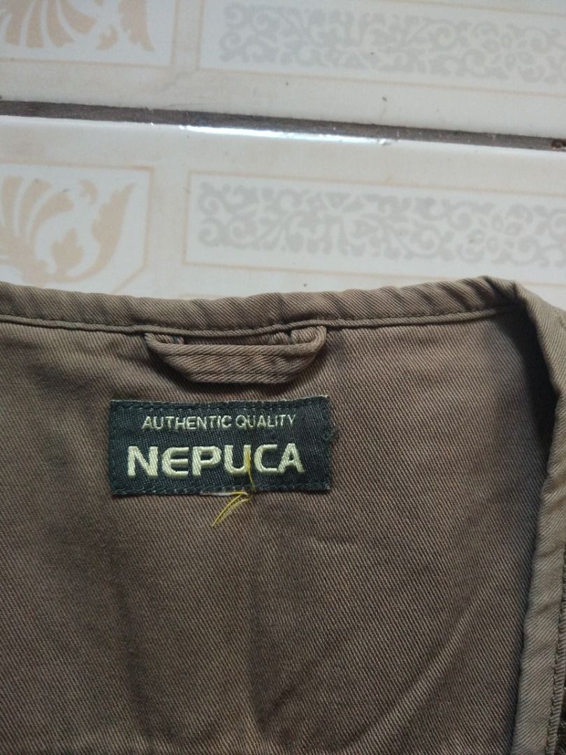 Nepuca OD Utility Vest M (Category: Vests) located in Pasay City. Submitted by denimdude.ph (Listing ID 1464647123, Image 3). Description: no size tag, fits medium.