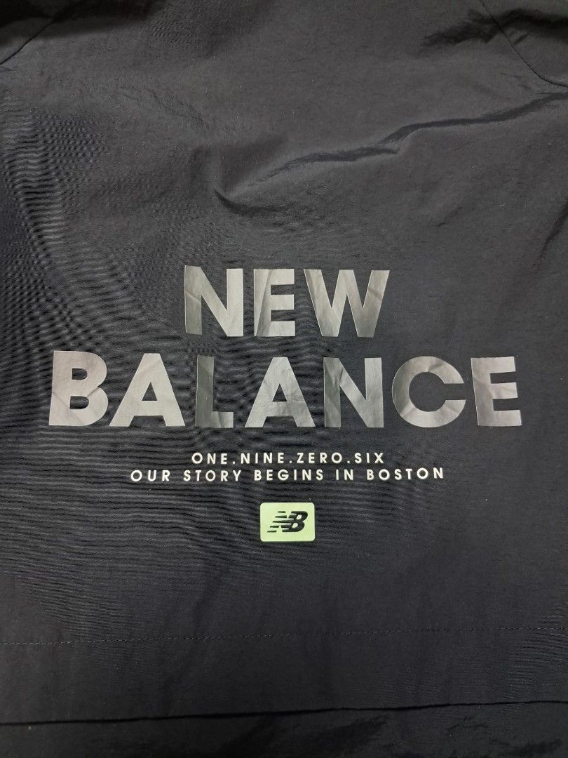 New Balance windbreaker jacket (Category: Coats, Jackets and Outerwear) located in Baguio. Submitted by mishmashfritz (Listing ID 1464684164, Image 3). Description: like new, thrifted, NO FLAWS, 2-way closure, adjustable hem, water repellent material, with mesh lining,.