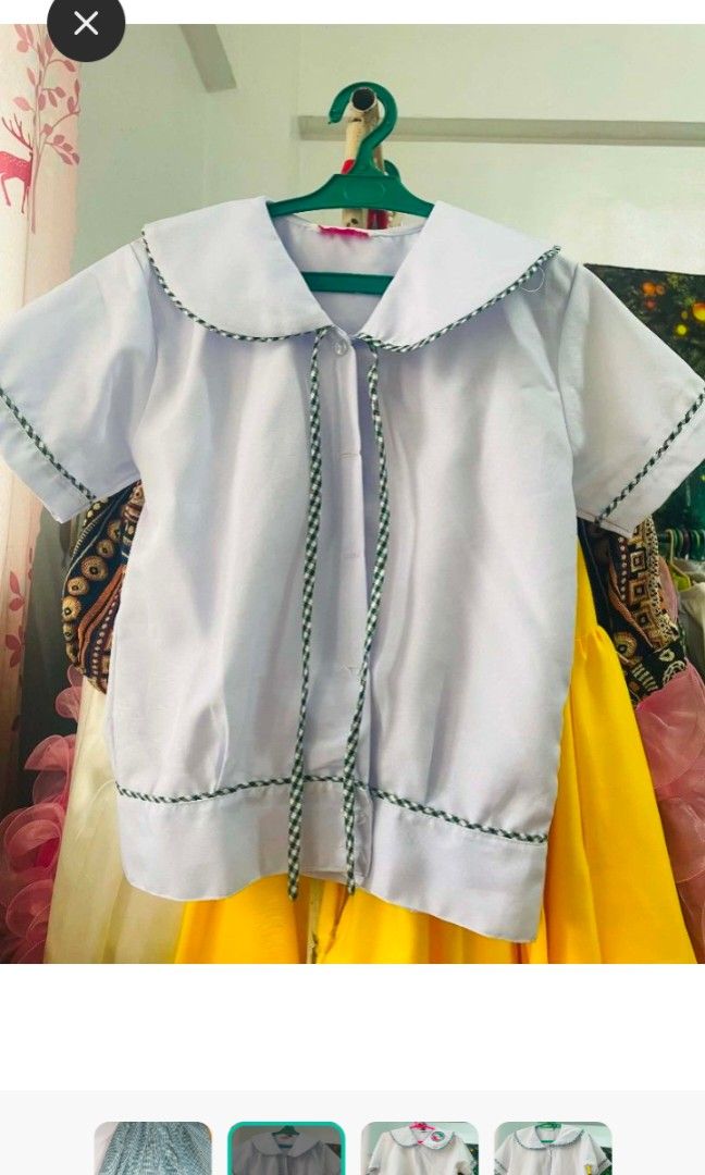 New era elem uniform (Category: Sets or Coordinates) located in Quezon City. Submitted by Mayas_Warehouse (Listing ID 1464588839, Image 3). Description: take all for 500 yung palda po at Isang blouse Jan btand new 550 po Ang bili ko medium to XL po Ang size with free p.e. uniform.