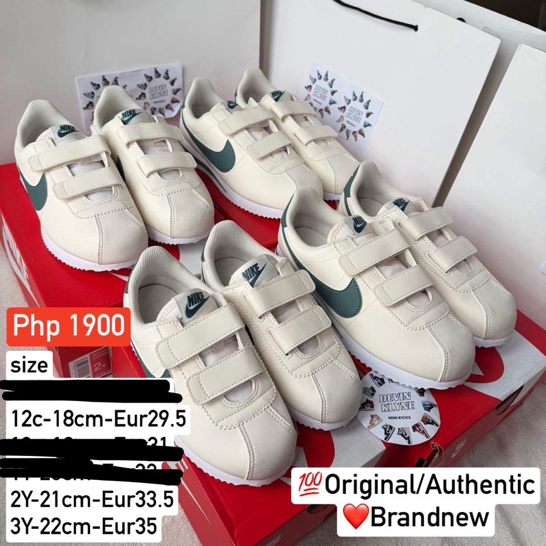 Nike Cortez kids shoes (Category: Babies & Kids Fashion) located in Paranaque City. Submitted by devinklyne (Listing ID 1461528480, Image 1). Description: Brandnew and Original.