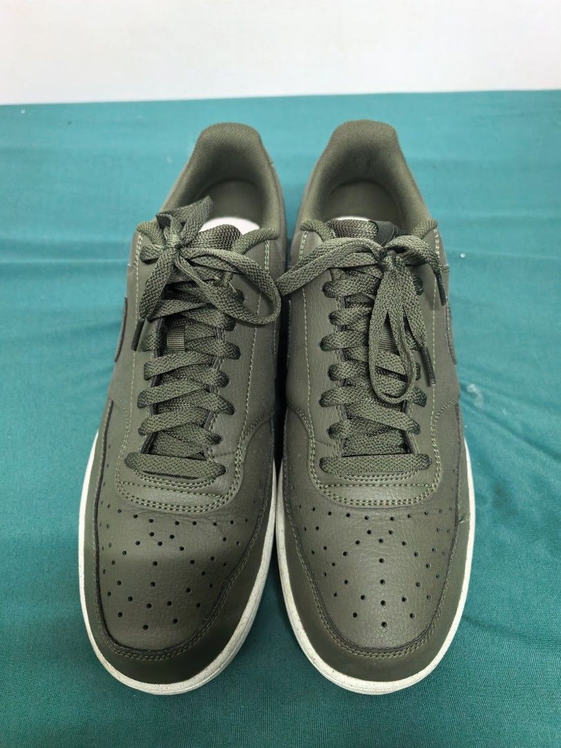 Nike Court Vision Cargo Khaki/Sail (Category: Sneakers) located in Manila. Submitted by mishaaraca90834 (Listing ID 1464698982, Image 3). Description: Negotiable No box Size US 12 9/10 condition; Used three times Price is firm and is lower than reselling price or retail price. RFS: Need Funds Shipping fee will be shouldered by the buyer, Lalamove/Grab or meetups in Mandaluyong or QC only. Payment thru GCash, MariBank, MAYA or BDO. .