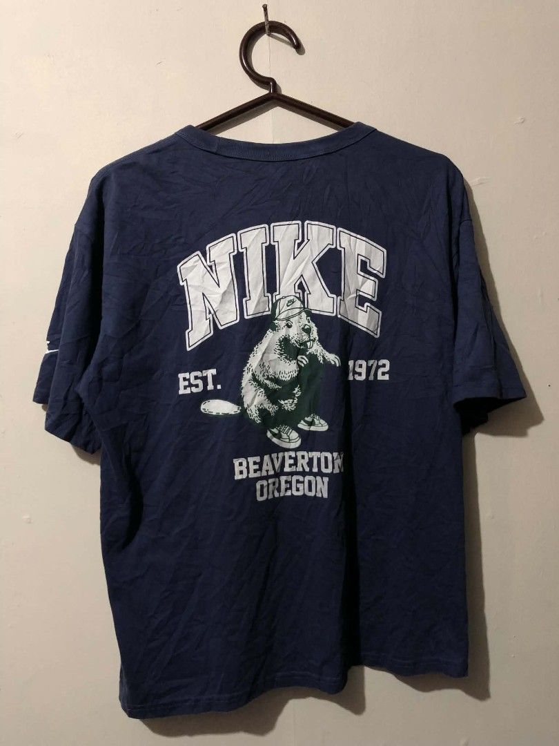 Nike Oregon Shirt (Category: Tshirts & Polo Shirts ) located in Pasig City. Submitted by geloangelo17550 (Listing ID 1464752882, Image 1). Description: Authentic Excellent condition Medium Fit No issue wash lang.