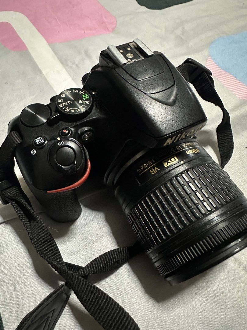 Nikon D3500 (with lens issue) (Category: Cameras) located in Mandaluyong City. Submitted by kirsten03z (Listing ID 1464604044, Image 1). Description: NIKON D3500 Issue is yung sa lens lang I asked around and they said na around 2.5k pagawa something about sa flex cables nya.