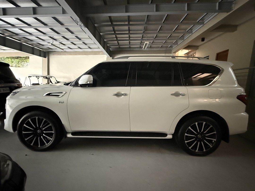 Nissan Patrol Royale Auto (Category: Used Cars) located in San Mateo. Submitted by erwint. (Listing ID 1464608965, Image 2). Description: Almost new Nissan Patrol royale white 3tkms only newly serviced pms .. 22s OEM y63 dubai ver mags/wheels.. call/text 09285002249.