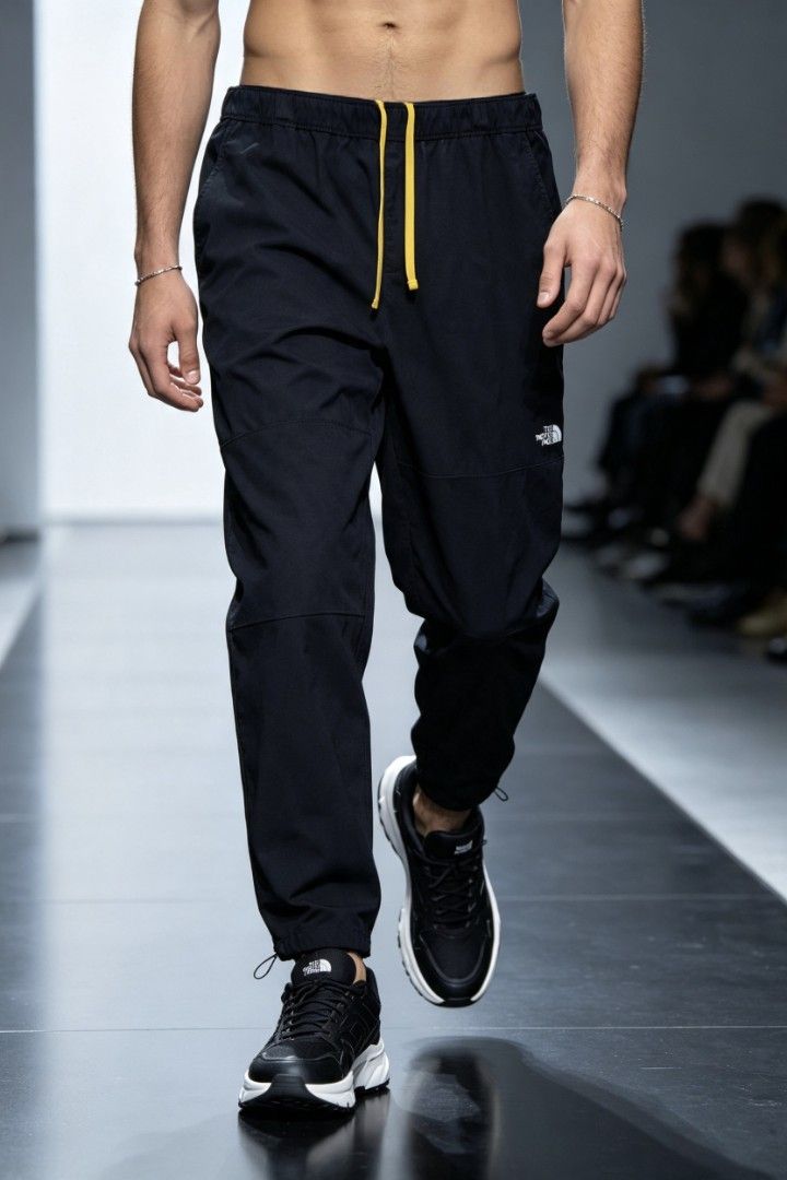 NORTHFACE WOVEN PANTS (BLACK) (Category: Jeans) located in Tabuk. Submitted by gooddropsofficial (Listing ID 1464635113, Image 1). Description: NORTHFACE WOVEN PANTS (BLACK) SEMI-STRETCH / EMBROIDERED LOGO / SIDE POCKETS & A BACK ZIPPER POCKET ▪️WIDTH: 34-38" (ADJUSTABLE WAISTLINE) ▪️THIGH: 12" ▪️LENGTH: 41" ▪️SIZE: LARGE ON TAG ▪️LEG OPENING: ADJUSTABLE ▪️COLOR RATE: 10/10 ▪️CONDITION: 10/10 ▪️ISSUE: NONE ▪️WASHED AND READY TO USE.
