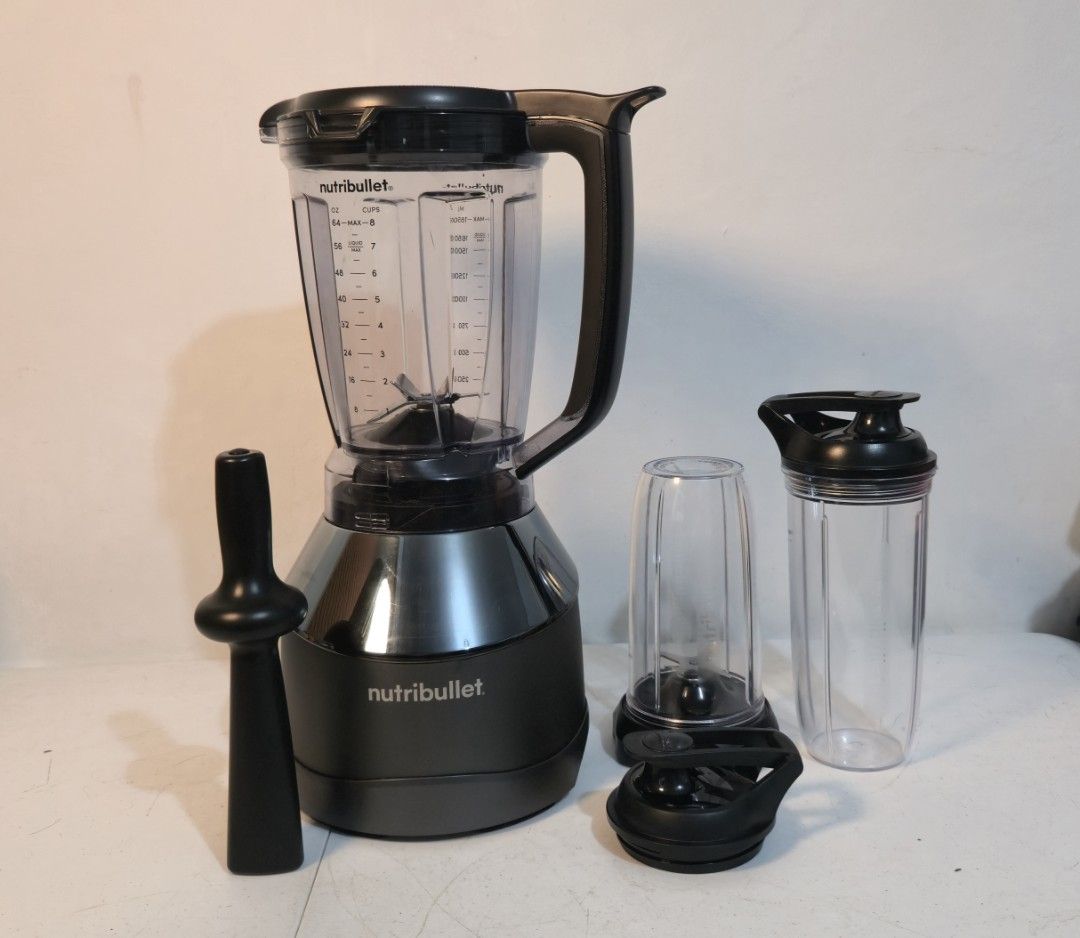 Nutribullet Triple Prep System Blender (Category: Juicers, Blenders & Grinders) located in Rizal. Submitted by potato_corner (Listing ID 1464751263, Image 3). Description: Nutribullet Triple Prep System Blender Australian mall pull out Used as demo/display unit 220V Model:NBP-200 Inclusion Full size Blender Pitcher 2 personal blender bottle 1 blade 2 lid Tamper No issue.