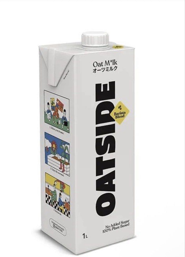 Oatside Barista Blend Oat Milk - 1L (Category: Beverages) located in Manila. Submitted by silentstone_fc1237 (Listing ID 1464646519, Image 1). Description: - Oatside Barista Blend Oat Milk - 1 Liter carton - No added sugar - 100% plant-based - Ideal for coffee (lattes, cappuccinos, etc.) - Great for everyday use and recipes.