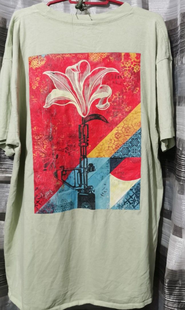 Obey graphic tee (Category: Tshirts & Polo Shirts ) located in San Jose. Submitted by thrift_ni_sir (Listing ID 1464720164, Image 1). Description: Slightly used MOD j&t Add shipping fee MOP gcash No penhole.