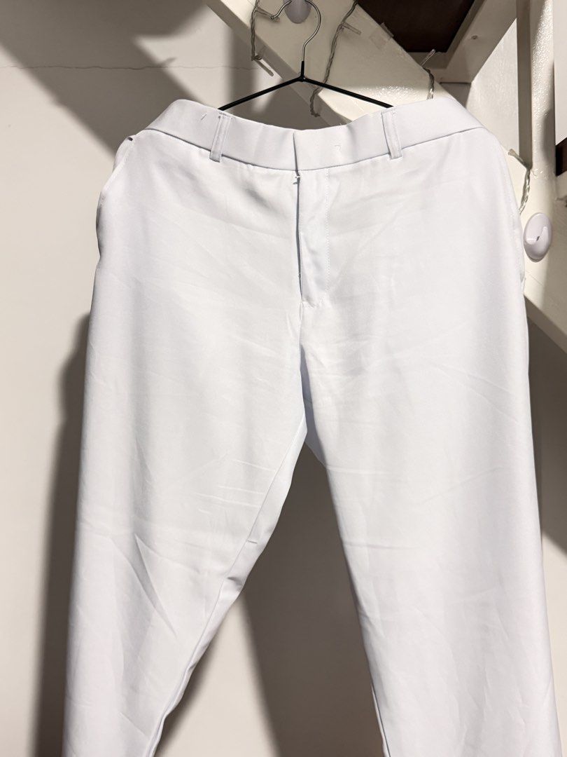 Olfu nursing uniform (Category: Sets or Coordinates) located in Rizal. Submitted by gwencd17 (Listing ID 1464640886, Image 3). Description: Used once for board exam no school patch measurements in inches pants (has belt hole and two back pockets) waist - 36 length - 38 front rise - 11 back rise - 4 upper thigh - 12.5 leg opening - 6.5 top chest - 17 waist - 17 length - 25 sleeve - 7 .