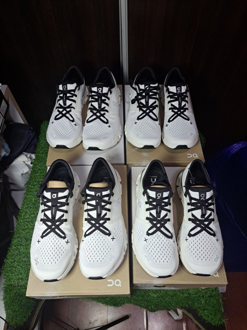 On Cloud X4 'Ivory Black' (Category: Sneakers) located in Binan City. Submitted by aandakicksph (Listing ID 1464624099, Image 1). Description: On Cld X4 'Ivory Black' 👟 10.5 US | 11.5 US (Mens) 💯 Brand New 💰 PHP 5,999 + sf only! FIRST TO PAY GETS IT 📩 Send us a direct message for orders/inquiries. We ship nationwide via lalamove / LBC.