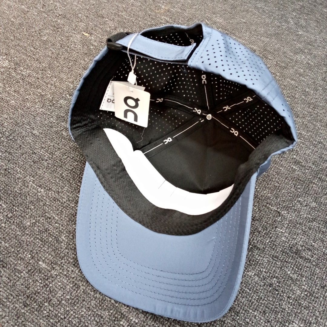 On Running Cap Blue Perforated Breathable (Category: Caps & Hats) located in Manila. Submitted by pablopresk0. (Listing ID 1464661533, Image 3). Description: - Blue On Running cap - Perforated sides for enhanced breathability - Adjustable strap at the back for a custom fit - Simple and clean design - Ideal for running or everyday wear back Manila location📍 Excellent condition✅ Pm if interested📩 .